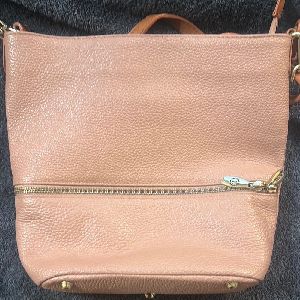 Superb condition Valentina Pink Leather Crossbody Bag